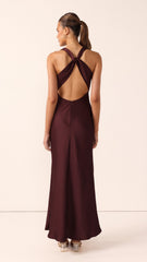 Eva Maxi Dress - Chocolate