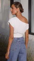 Debby Off Shoulder Top - White