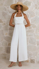 Cleo Jumpsuit - White