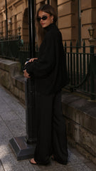 Harita Knitted Sweater - Black