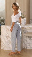 Clove Barrel Jeans - Light Denim