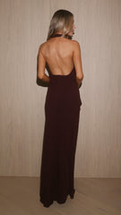 Ella Maxi Dress - Chocolate