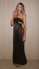 Elka Maxi Dress - Chocolate
