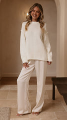 Hayden Knit Jumper - White