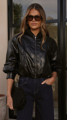 Jackson Bomber Jacket - Black