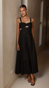 Harleigh Maxi Dress - Black
