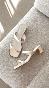 Iverson Heel - Bone Shine