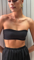 Ida Bandeau Bra - Black