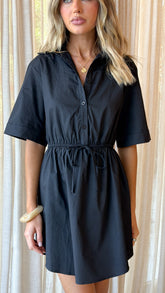 Elishia Mini Dress - Black