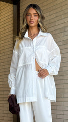 Freddy Long Sleeve Shirt - White