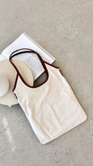 Isobel Shoulder Bag - Natural Linen