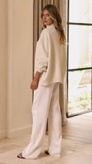 Harita Knitted Sweater - Cream