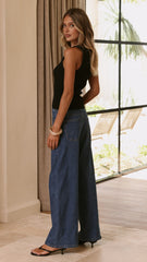 Eva Knit Singlet - Black
