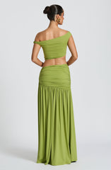 Saira Maxi Skirt - Olive