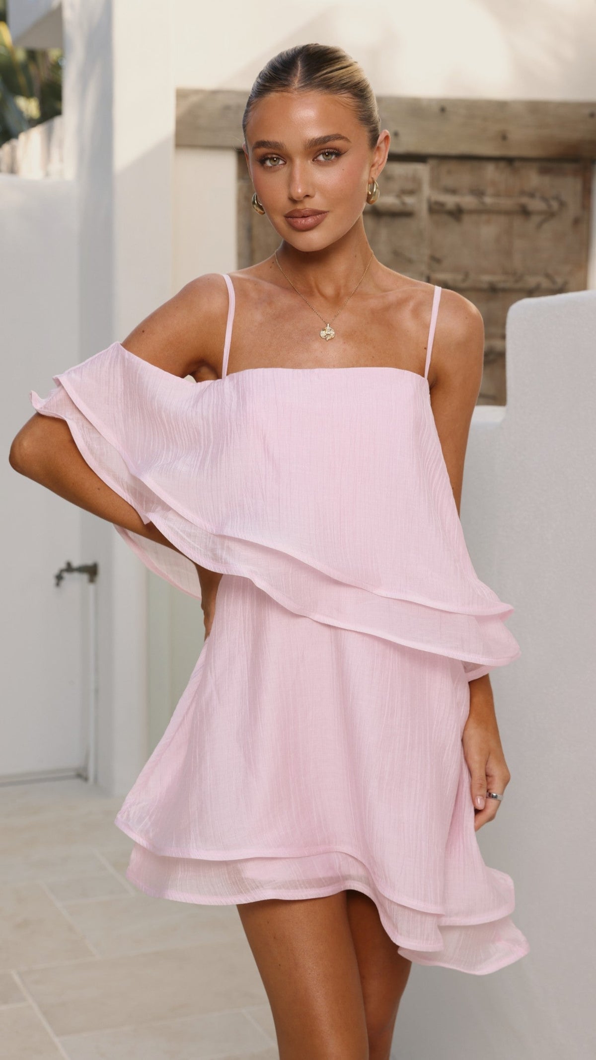 Elain Mini Dress - Pink