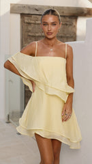 Elain Mini Dress - Yellow