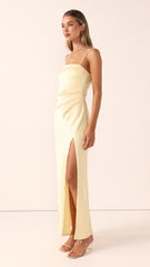Ilana Maxi Dress - Lemon