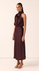 Esther Maxi Dress - Chocolate