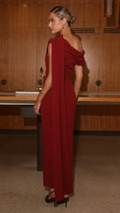 Delilah Maxi Dress - Wine