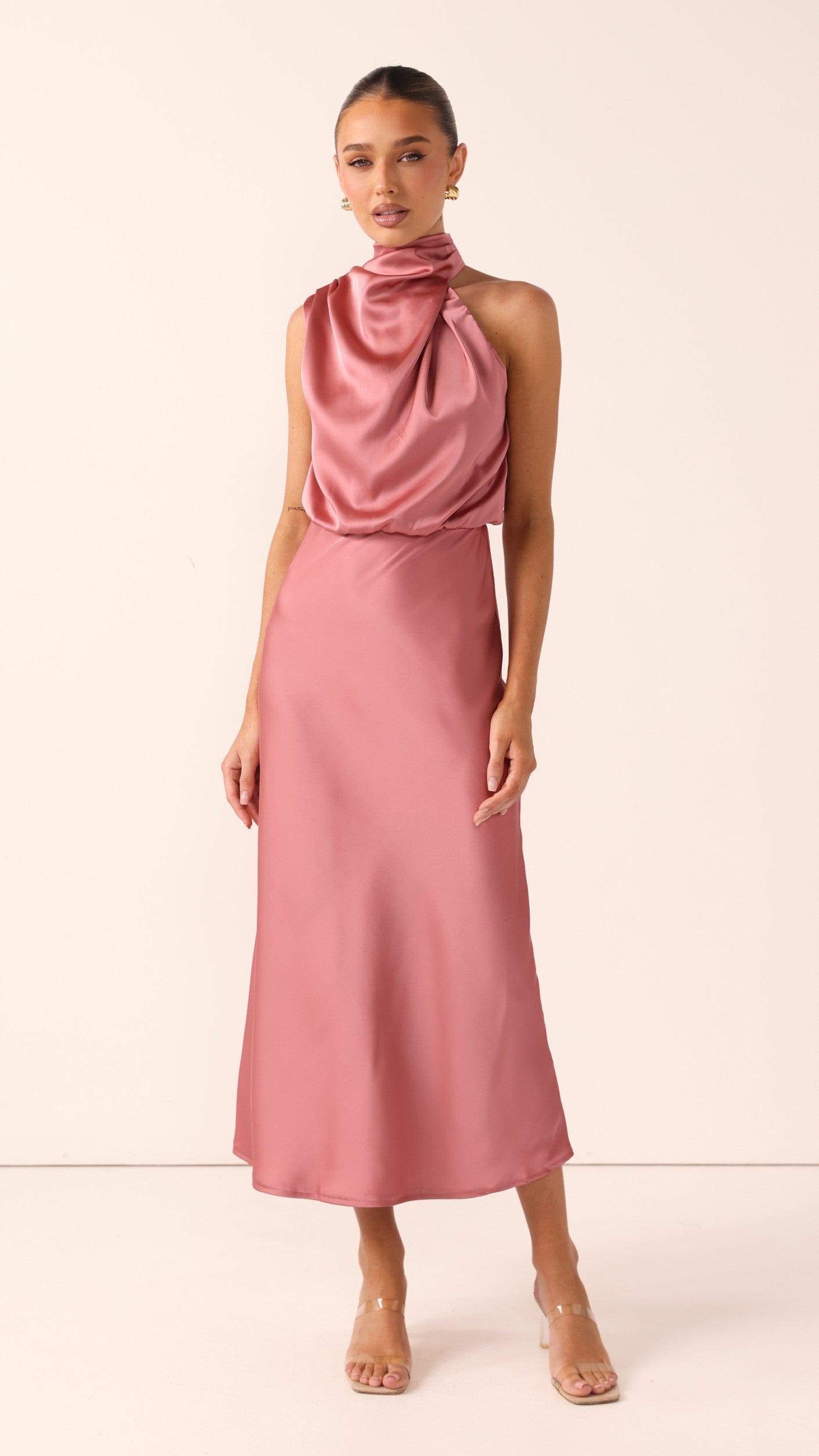Esther Maxi Dress - Baked Rose