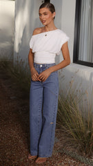 Debby Off Shoulder Top - White