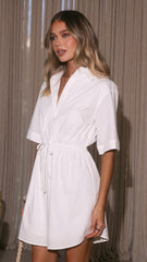 Elishia Mini Dress - White