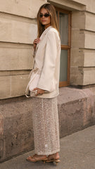 Isa Oversized Blazer - Beige