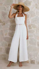 Cleo Jumpsuit - White