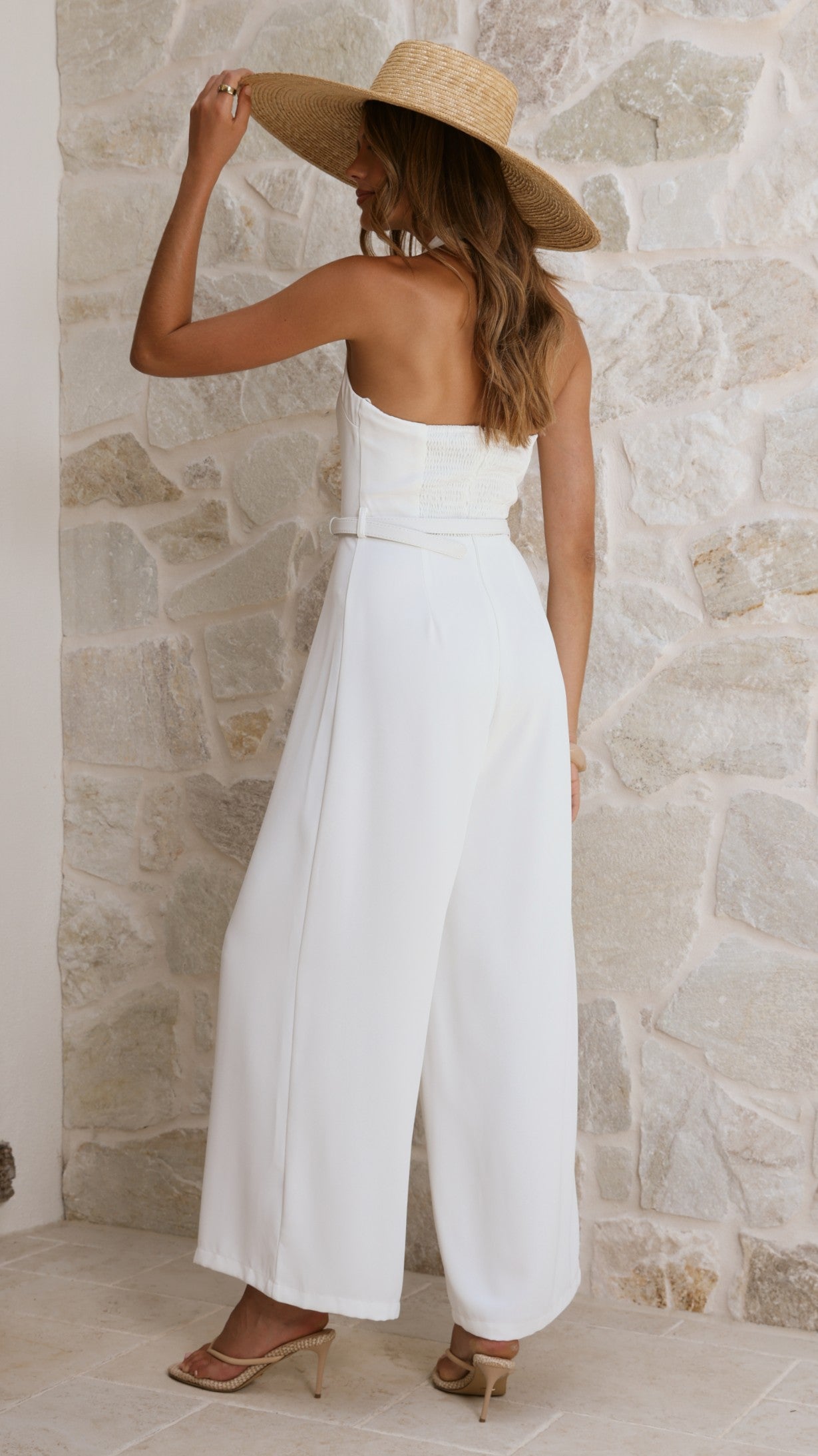 Cleo Jumpsuit - White