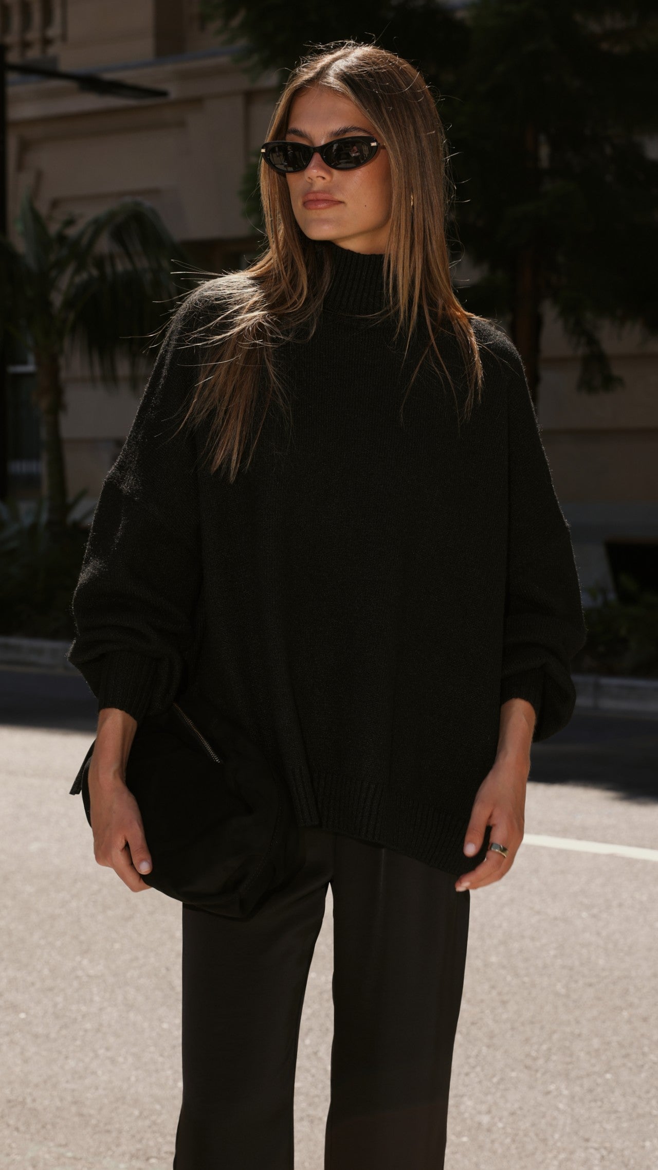 Harita Knitted Sweater - Black