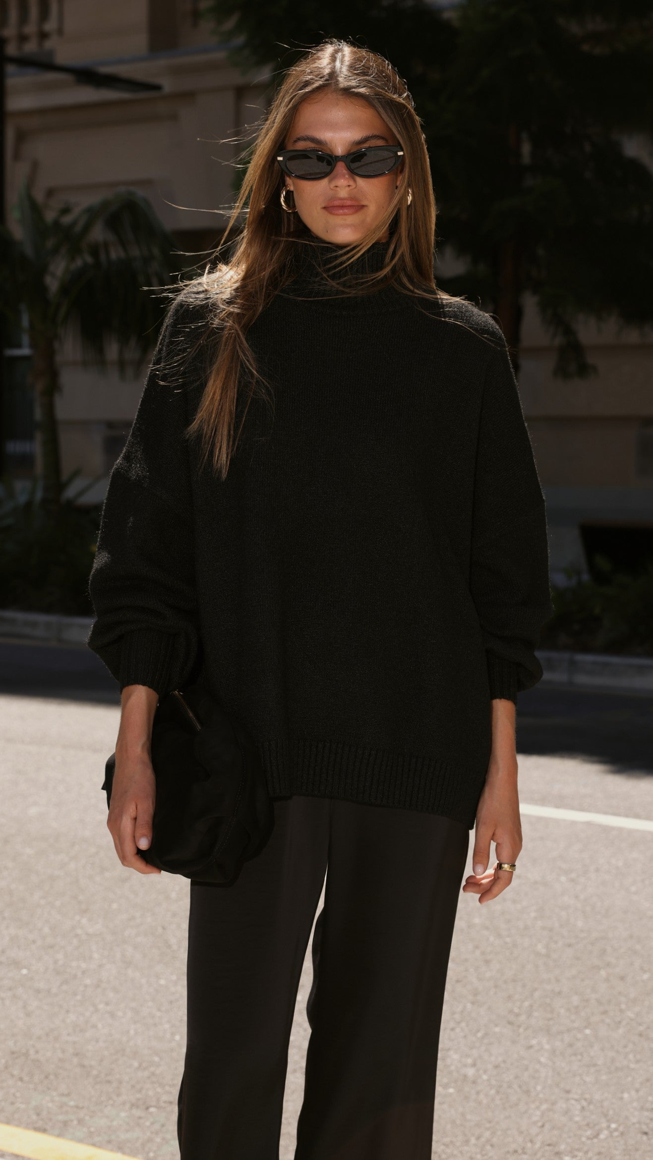 Harita Knitted Sweater - Black
