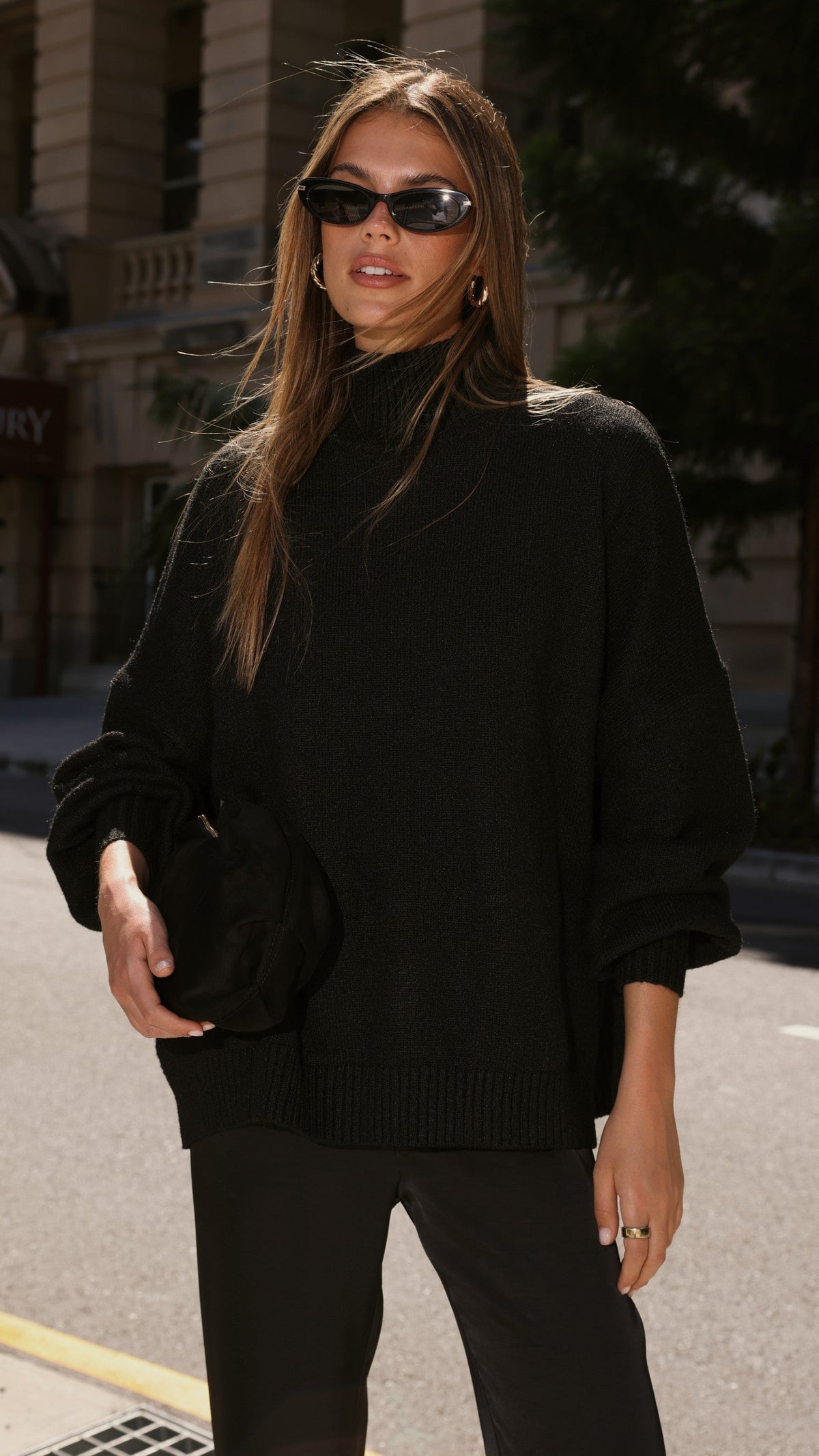 Harita Knitted Sweater - Black