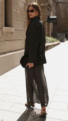 Isa Oversized Blazer - Black