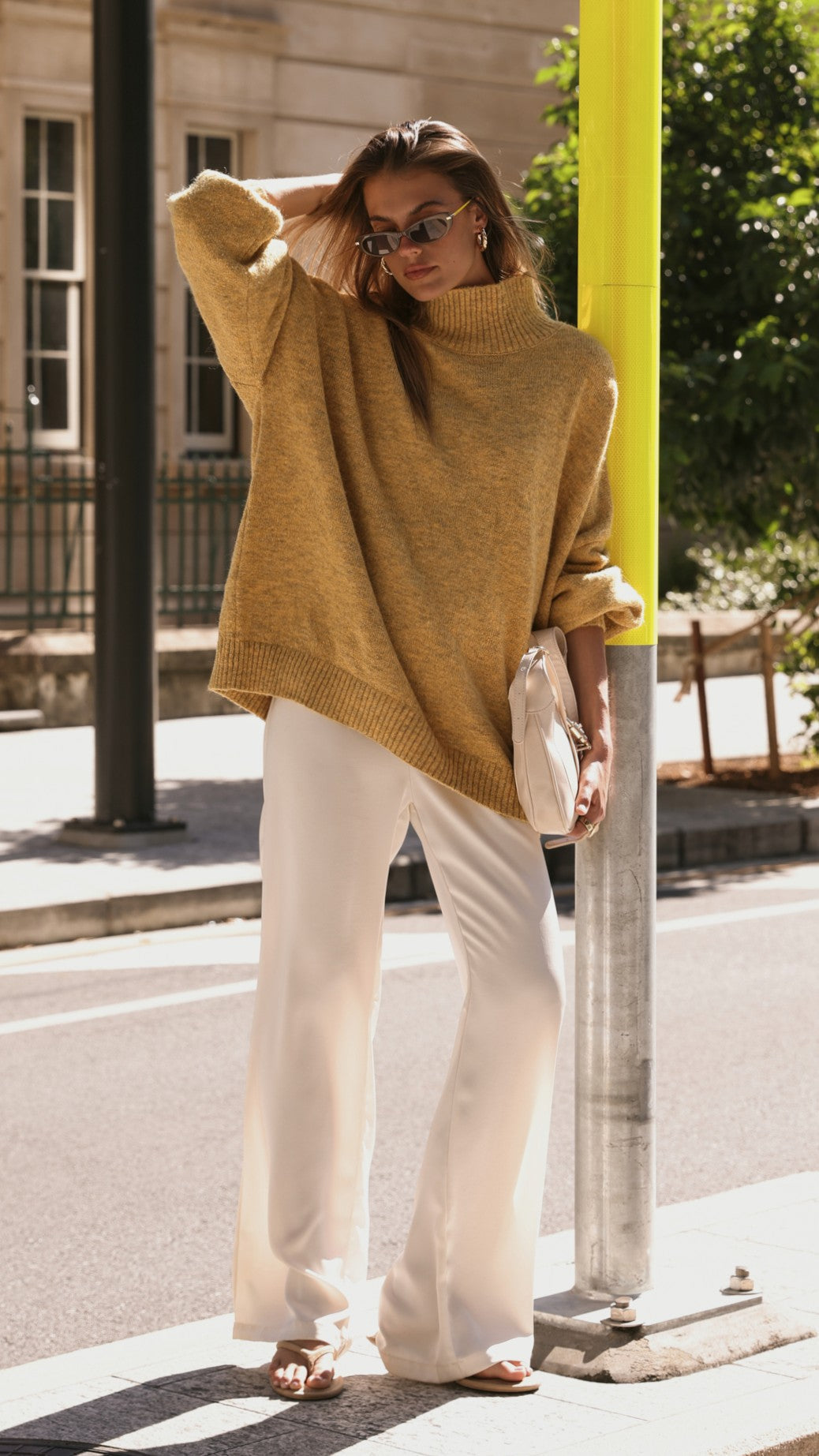 Harita Knitted Sweater - Mustard