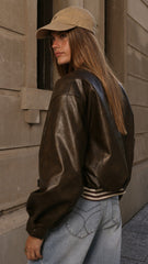 Jackson Bomber Jacket - Vintage Brown