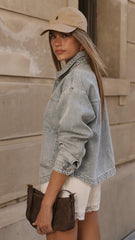 Franklyn Denim Jacket - Stone Wash