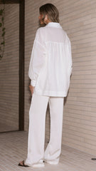 Freddy Long Sleeve Shirt - White