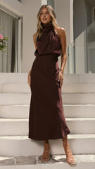 Esther Maxi Dress - Chocolate
