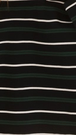 Isha Collared Long Sleeve Top - Navy Stripe
