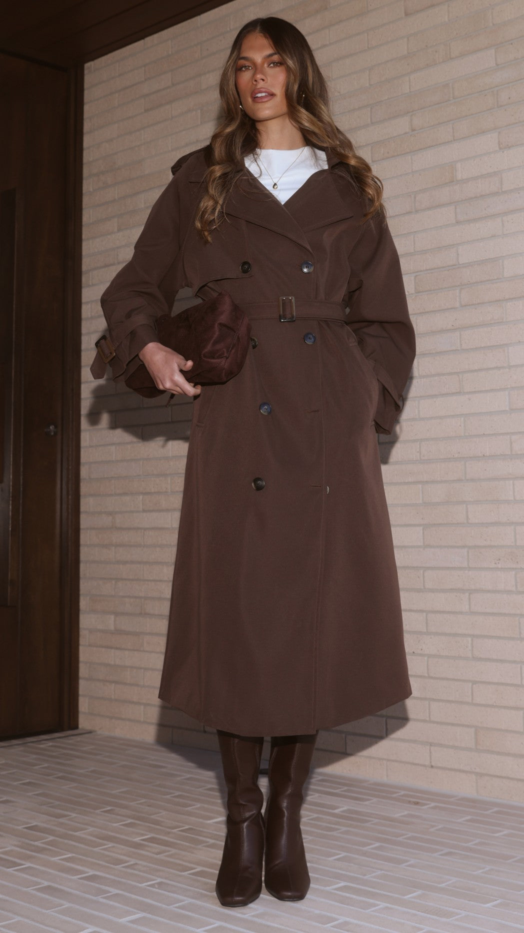 Deena Coat - Chocolate