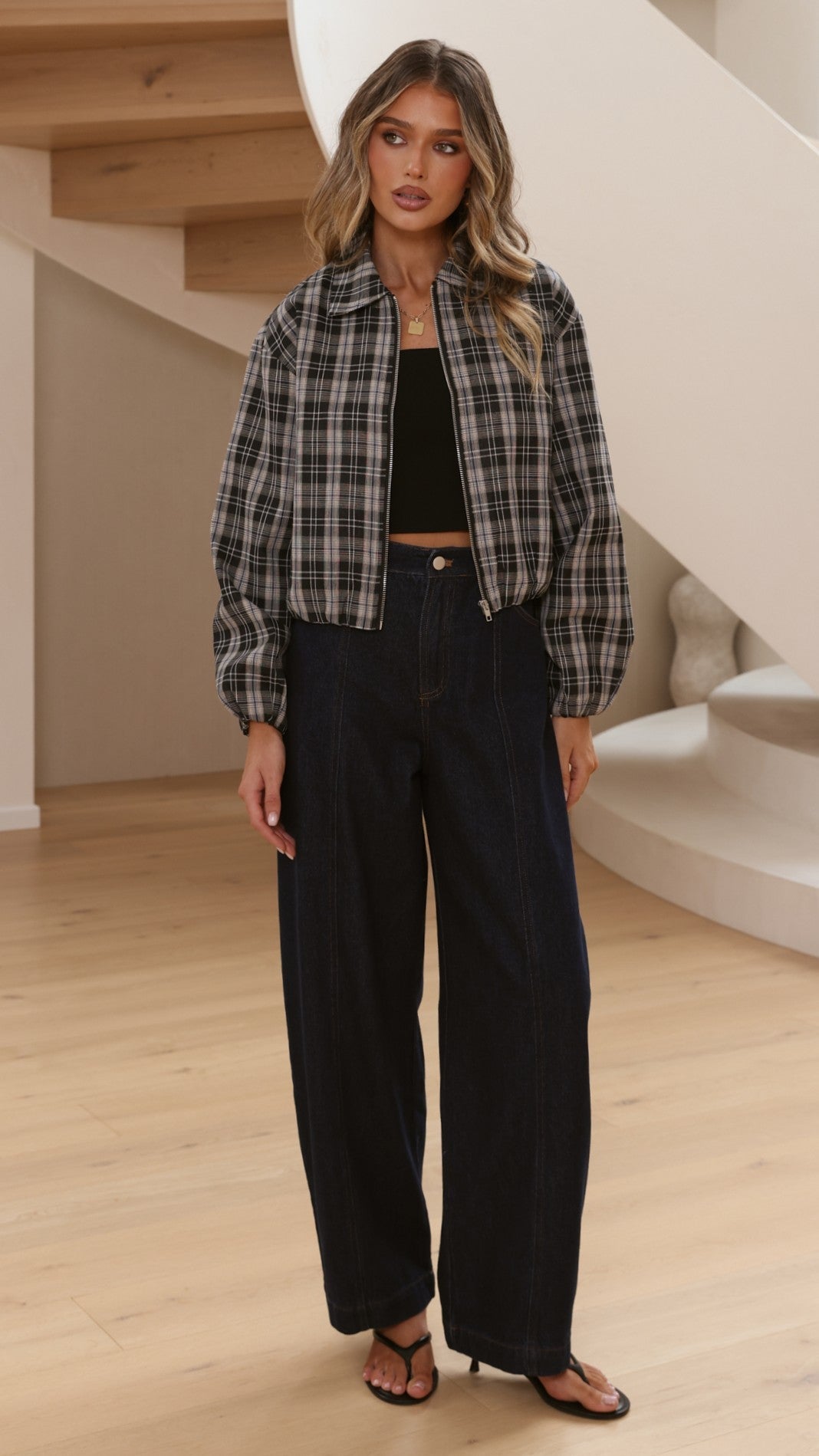 Georgie Barrel Jeans - Indigo