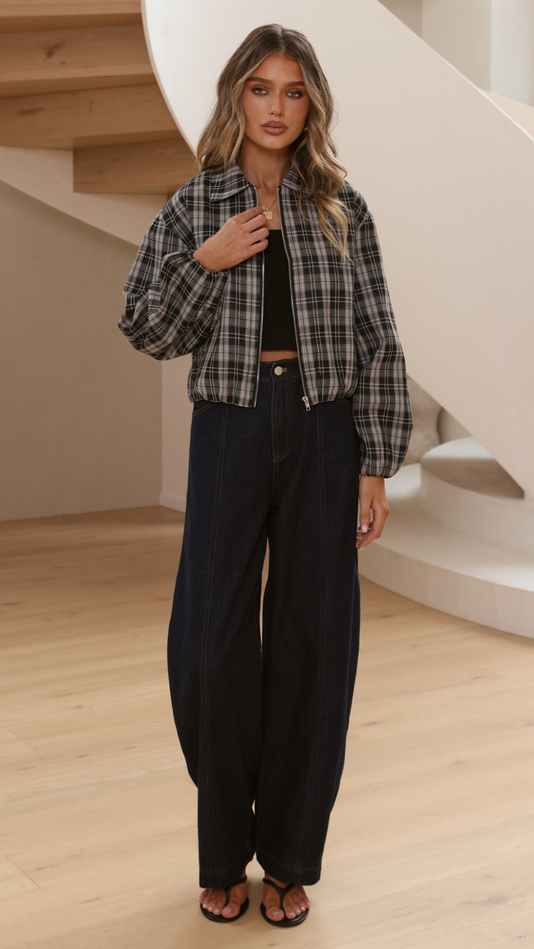 Georgie Barrel Jeans - Indigo