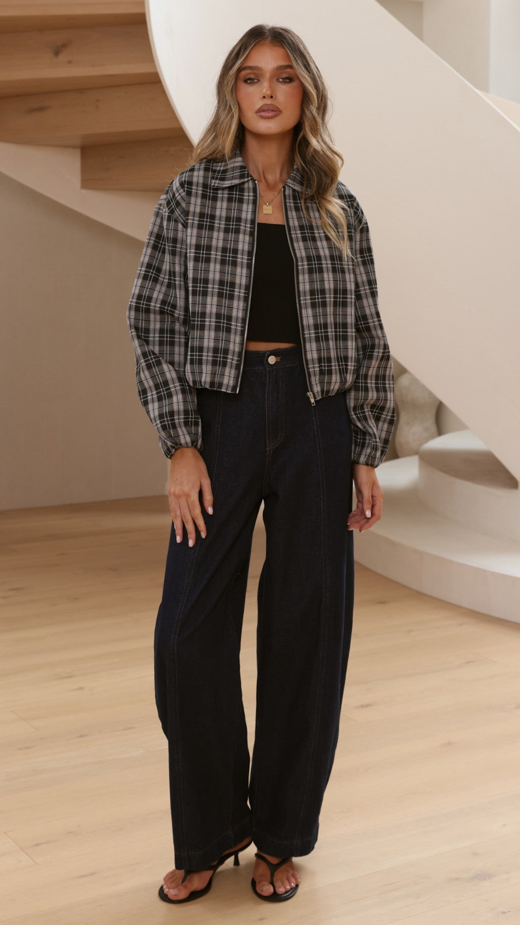 Georgie Barrel Jeans - Indigo