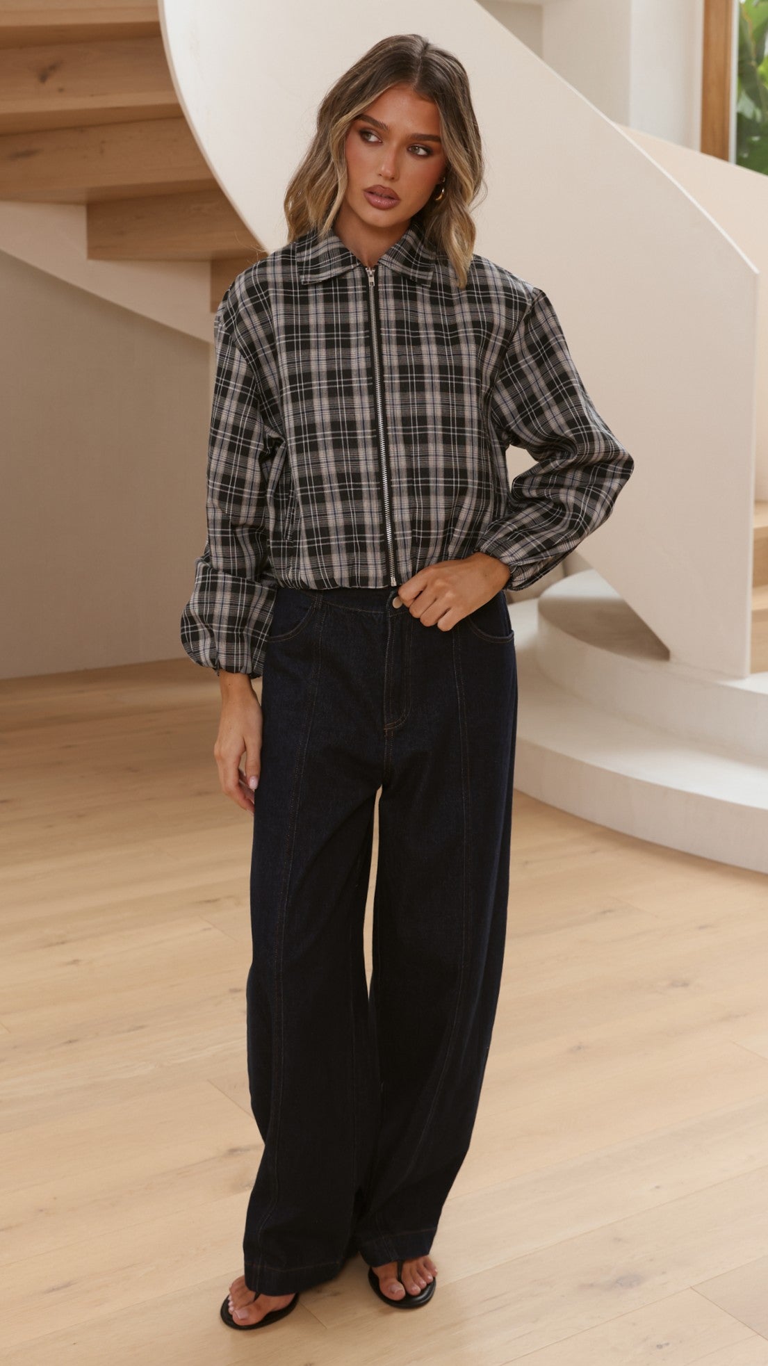 Georgie Barrel Jeans - Indigo