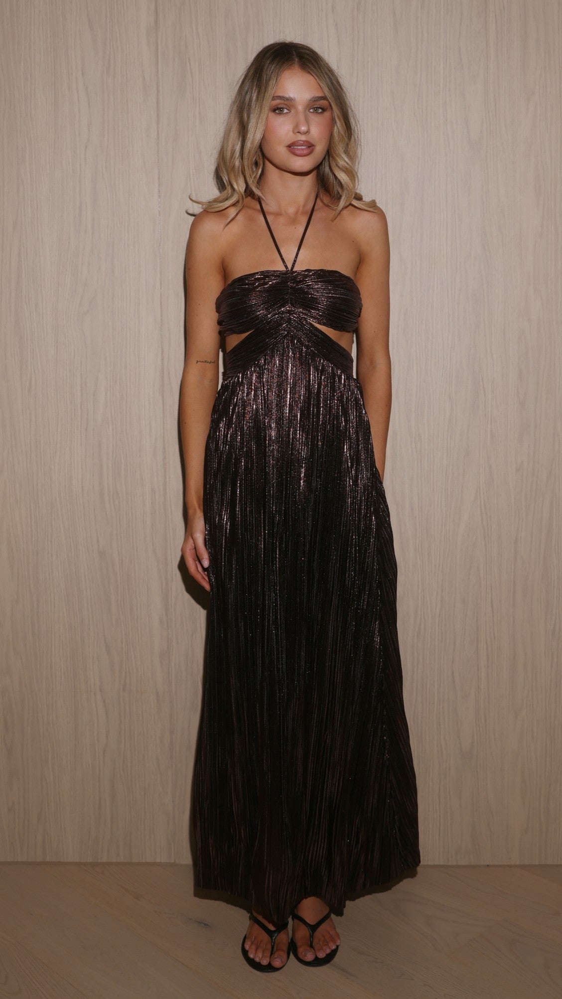 Elka Maxi Dress - Chocolate