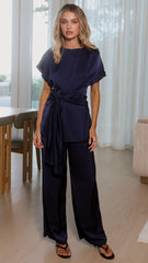 Florence Top - Navy