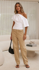 Delfina Jeans - Tan