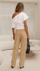 Delfina Jeans - Tan