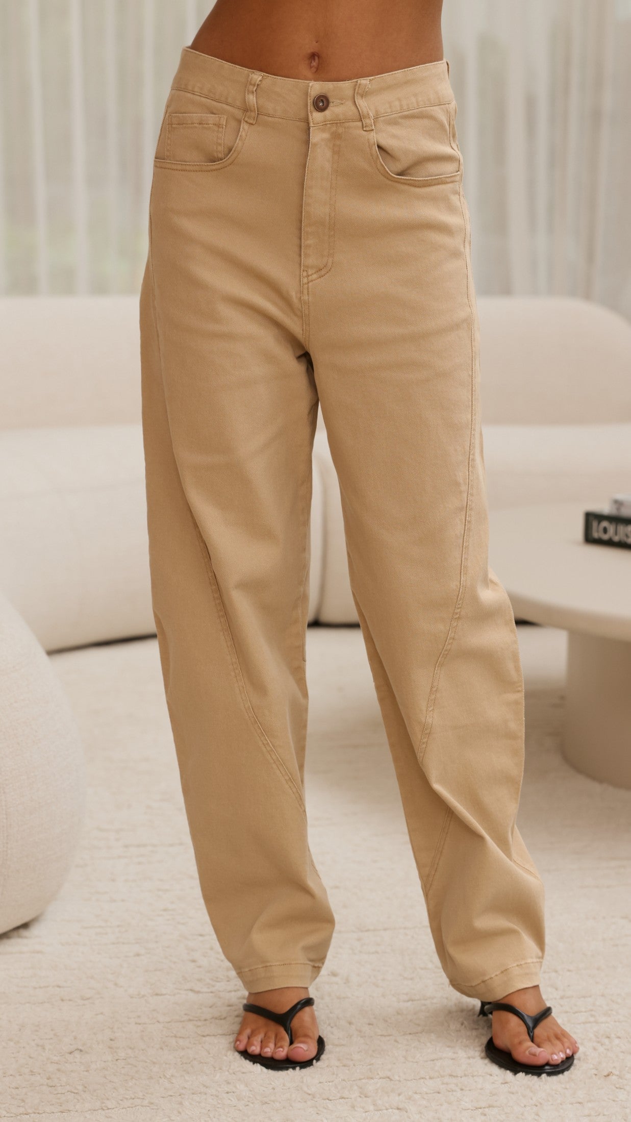 Delfina Jeans - Tan