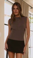 Dakari Knit Top - Grey